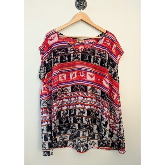 Show Me Your Mumu Carter Tunic in Aztec Print - Picture 2 of 7